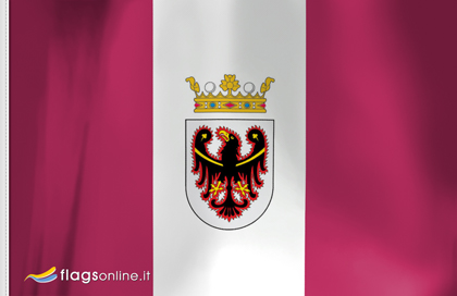 fahne Trient-Provinz, flagge der Provinz Trient fahne Trient-Provinz, flagge der Provinz Trient