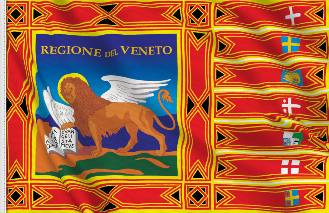 bandera de mesa de Veneto bandera de mesa de Veneto