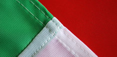 finish detail of Guyana Flag