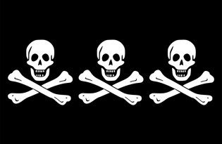 Flag del pirata Christopher Condent