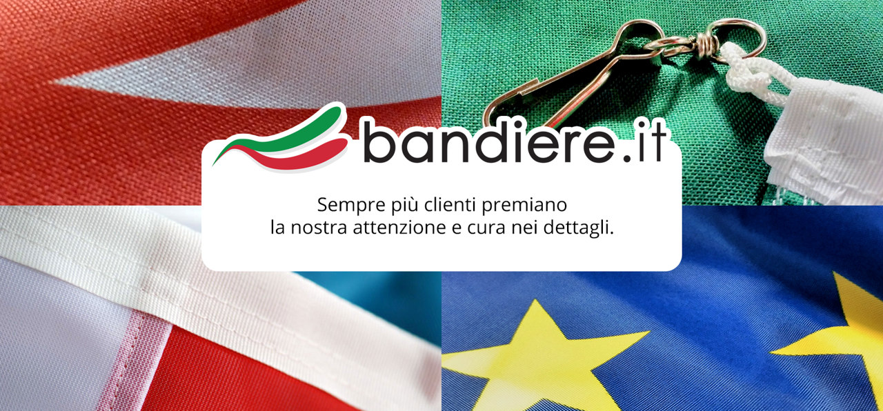 Flags 100% made in Italy 