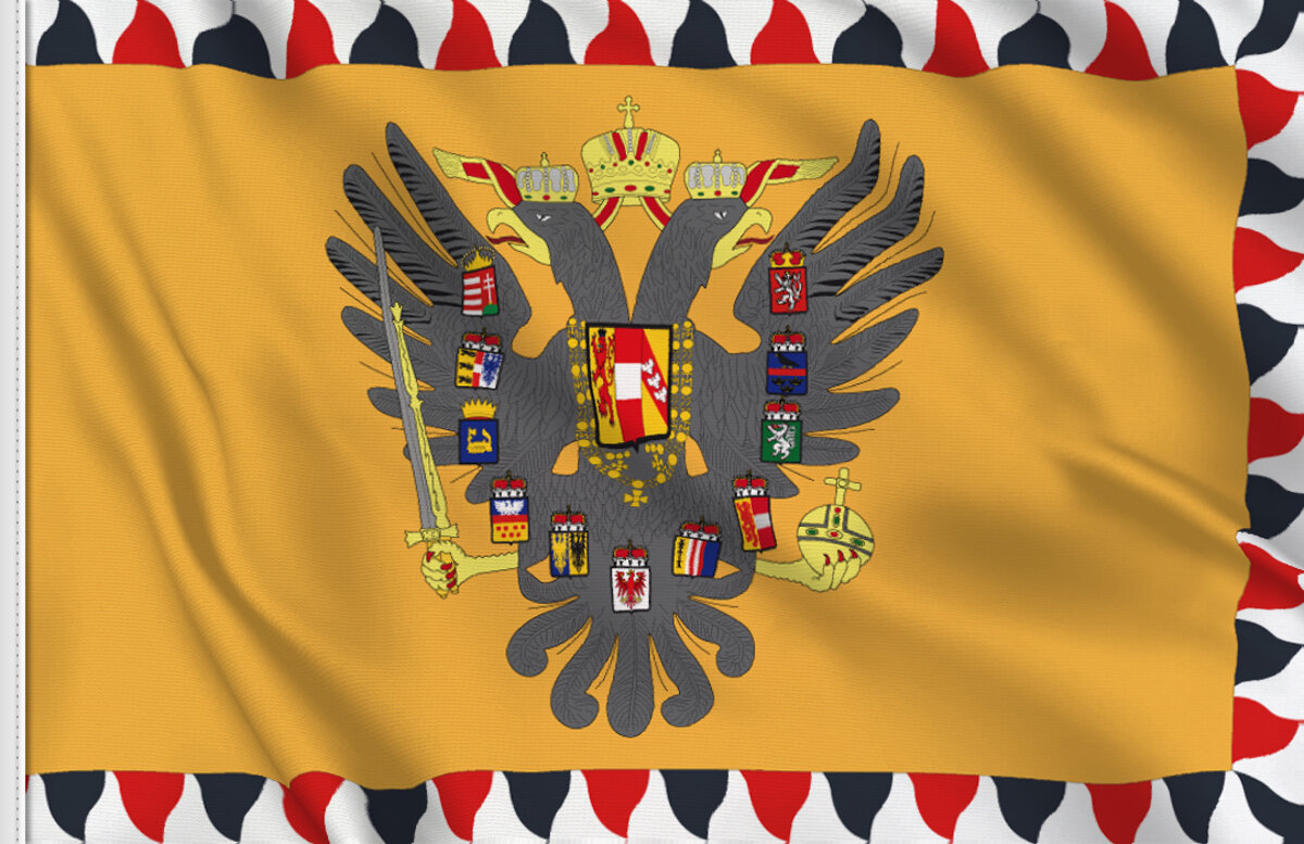 La bandera del imperio austrohúngaro