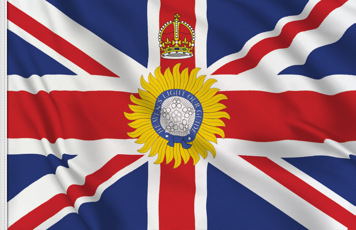 British Indian Governor Flag

