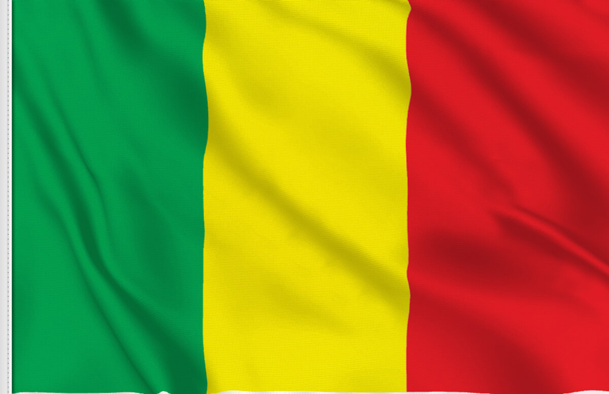 AZ FLAG - Drapeau Mali - 150x90 cm - Drapeau Malien 100% Polyester avec  Oeillets Métalliques Intégrés - Pavillon 110 g : : Jardin