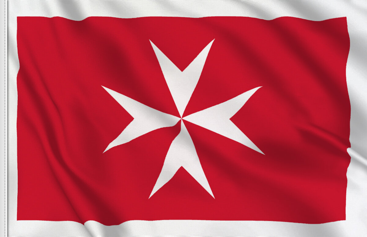 AZ FLAG Malta Flag 18'' x 12'' Cords Banner 18x12 in Maltese Small Flags 30 x 45cm