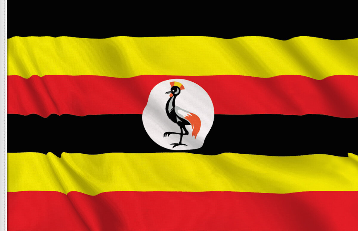  Uganda  Flag