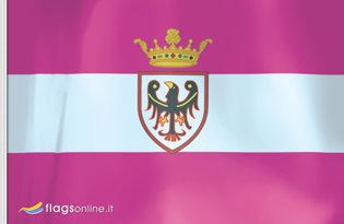 Bandera Trento Provincia ufficiale