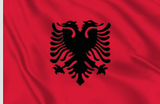 Albania Table Flag