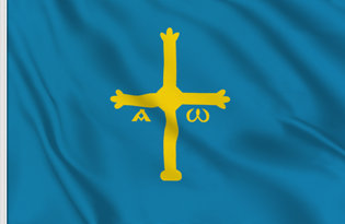 Asturie Table Flag