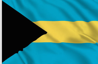 Bahamas Table Flag