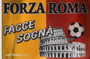 Bandera AS Roma Histórica