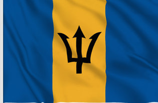 Barbados Table Flag