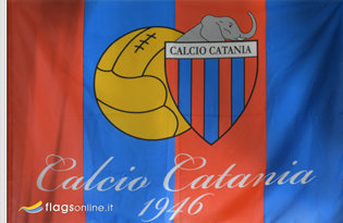 Bandera Catania Calcio Ufficiale