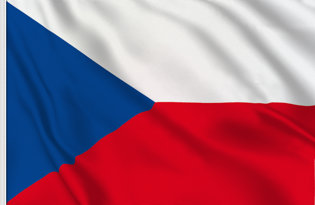 Czech Republic Table Flag