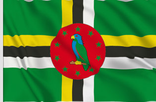 Dominica Table Flag
