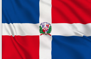 Dominican Republic Table Flag