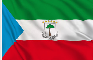 Equatorial Guinea Table Flag