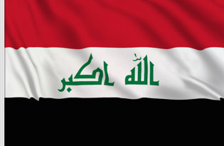 Iraq Table Flag