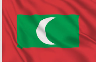 Maldives Table Flag