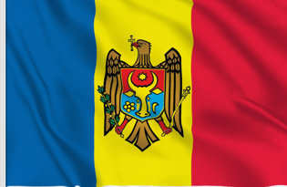 Moldova Table Flag