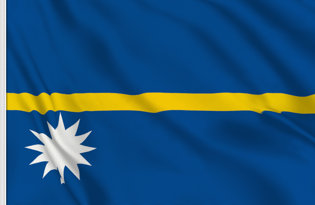 Nauru Table Flag