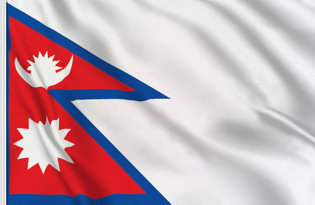 Nepal Table Flag