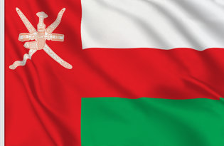 Oman Table Flag