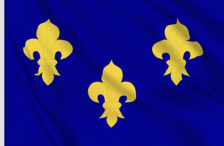 Bandera Reino de Francia