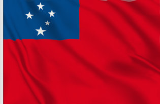 Flag Samoa