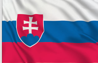 Slovakia Table Flag