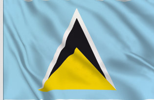 Santa Lucia Table Flag