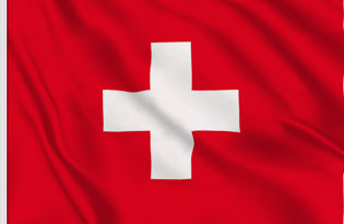 Switzerland Table Flag