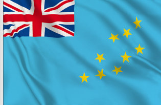 Tuvalu Table Flag