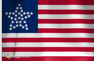 Flag US Great Star 1859