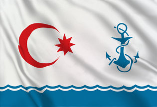 Flag Azeirbaigian Naval Ensign