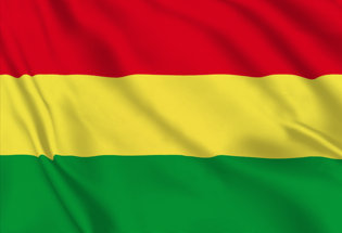 Bolivia Table Flag