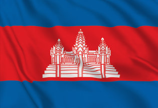 Bandera Camboya