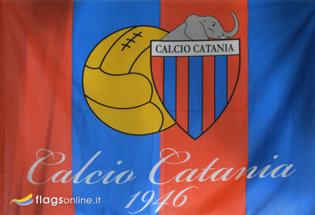 Bandera Catania Calcio Ufficiale