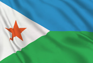 Flag Djibouti