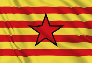 Flag Estelada aragonesa