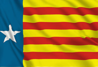Flag Estelada valenciana