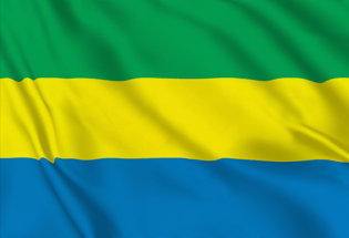 Flag Gabon