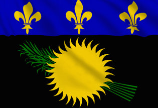 Proposed flag of Réunion (clouds) 