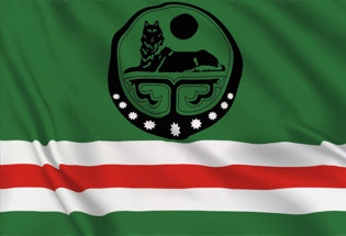 Bandera Republica Chechena de Ichkeria