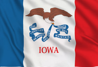 Flag Iowa