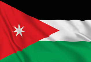 Bandera Jordania