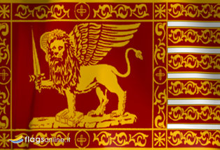 Bandera Leon San Marcos Venecia