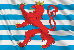 Flag Luxembourg Navy