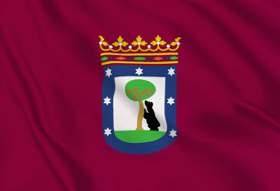 Flag Madrid city