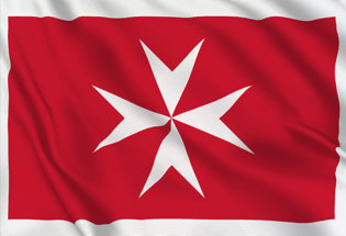 Bandera Malta Marina Mercante